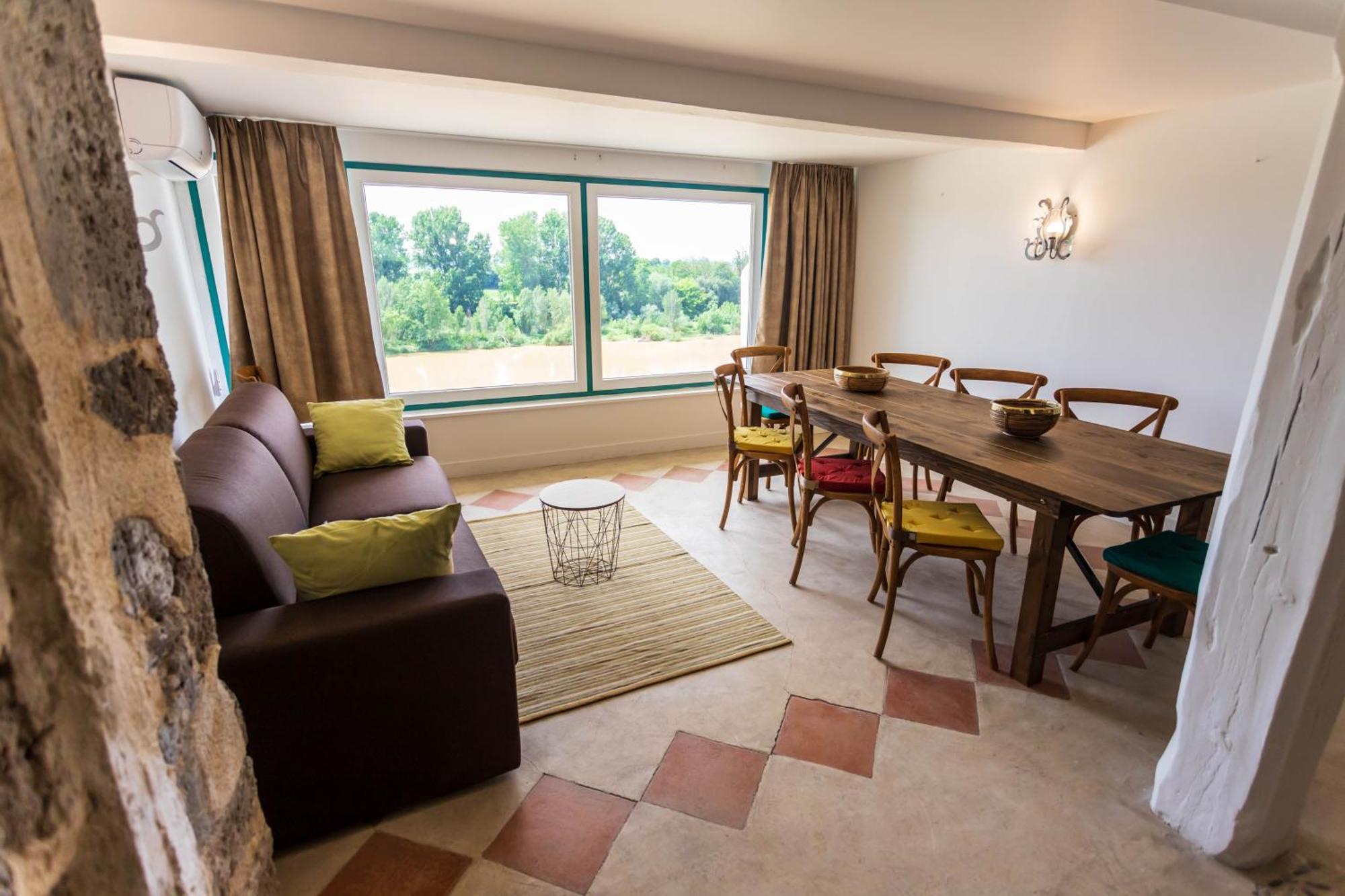 Hotel Restaurant Cote Garonne Le Balcon Des Dames - Tonneins Fauillet Marmande - Vue Panoramique Bord De Garonne Chambres Climatisees Esterno foto